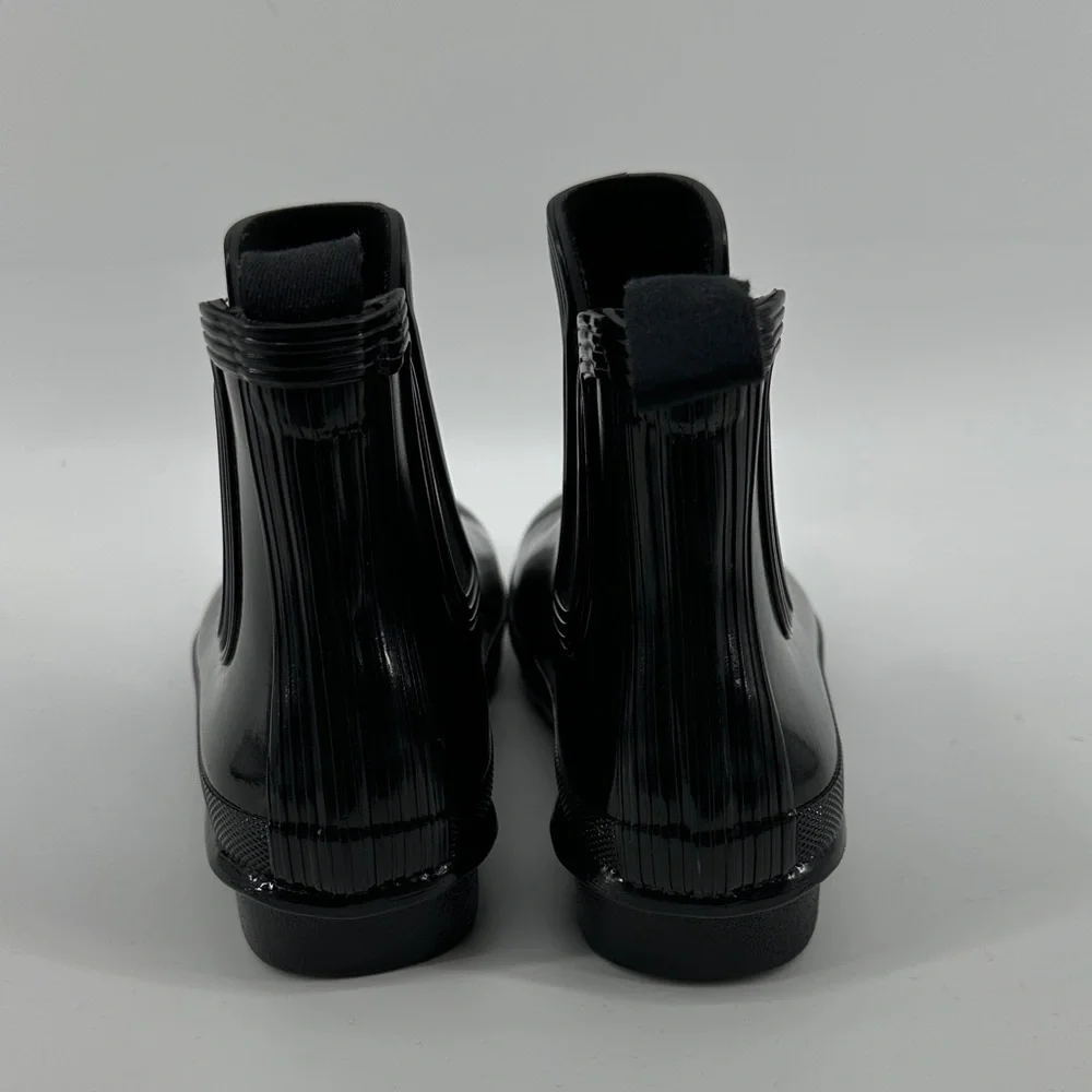Hunter Chelsea Style Heritage Modern Chic Black Rain/Winter Ankle Boots Sz6